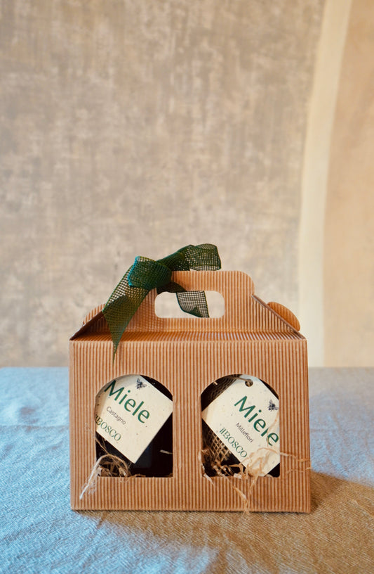 Bis miele di castagno e millefiori